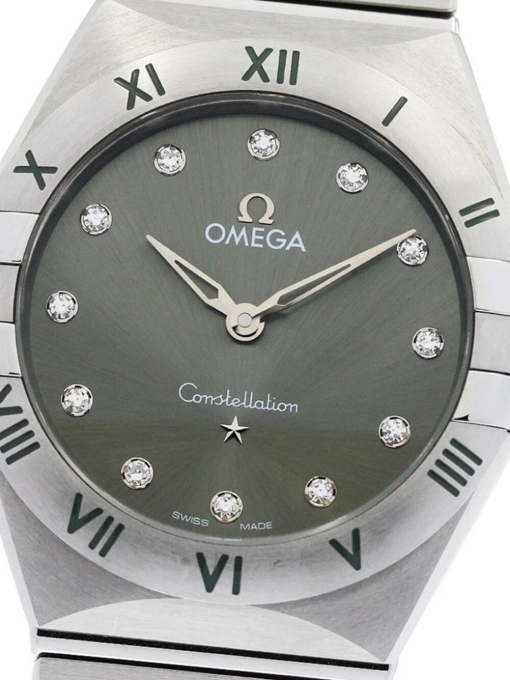 OMEGA Constellation 131.10.28.60.60.00﻿1 12P diamond Quartz Ladies Watch_9...